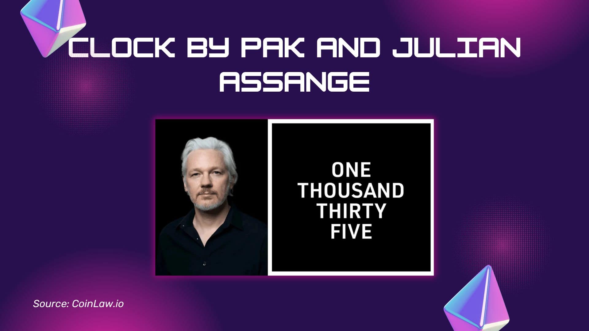 Clock by Pak and Julian Assange