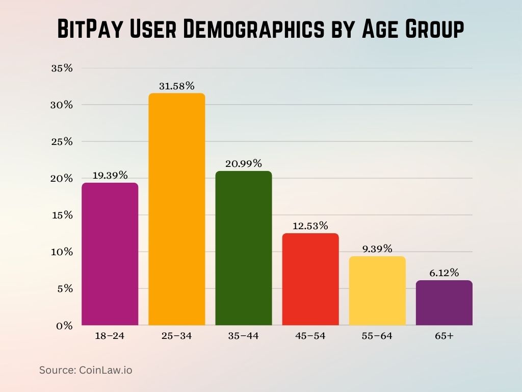 BitPay User Demographics by Age Group