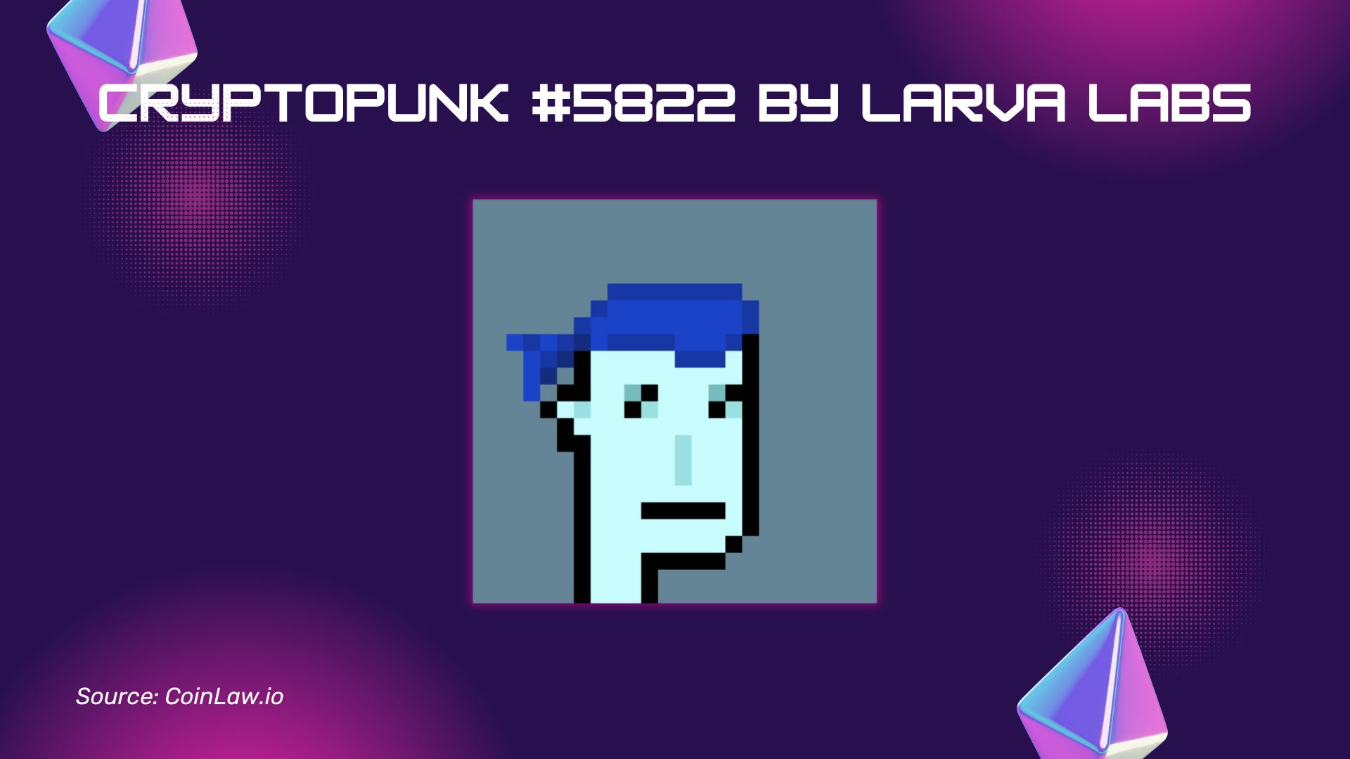 CryptoPunk #5822 by Larva Labs