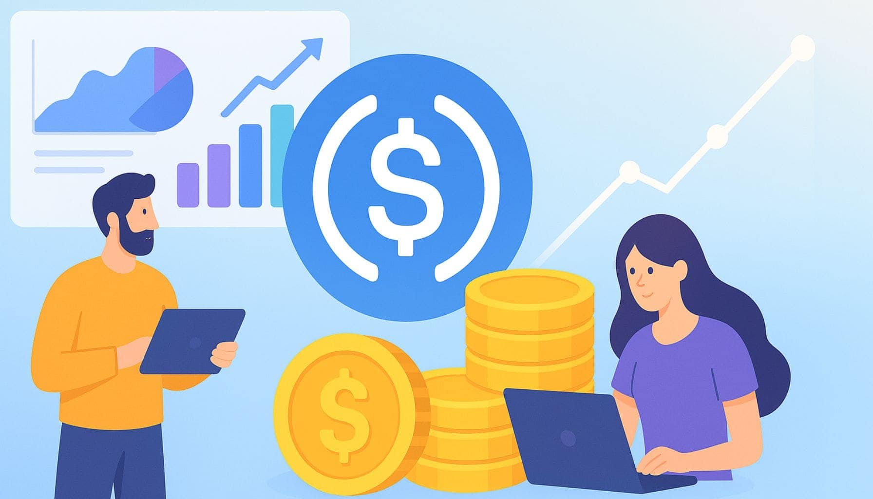 USD Coin (USDC) Statistics 2025: Adoption, Trading Volume, and More