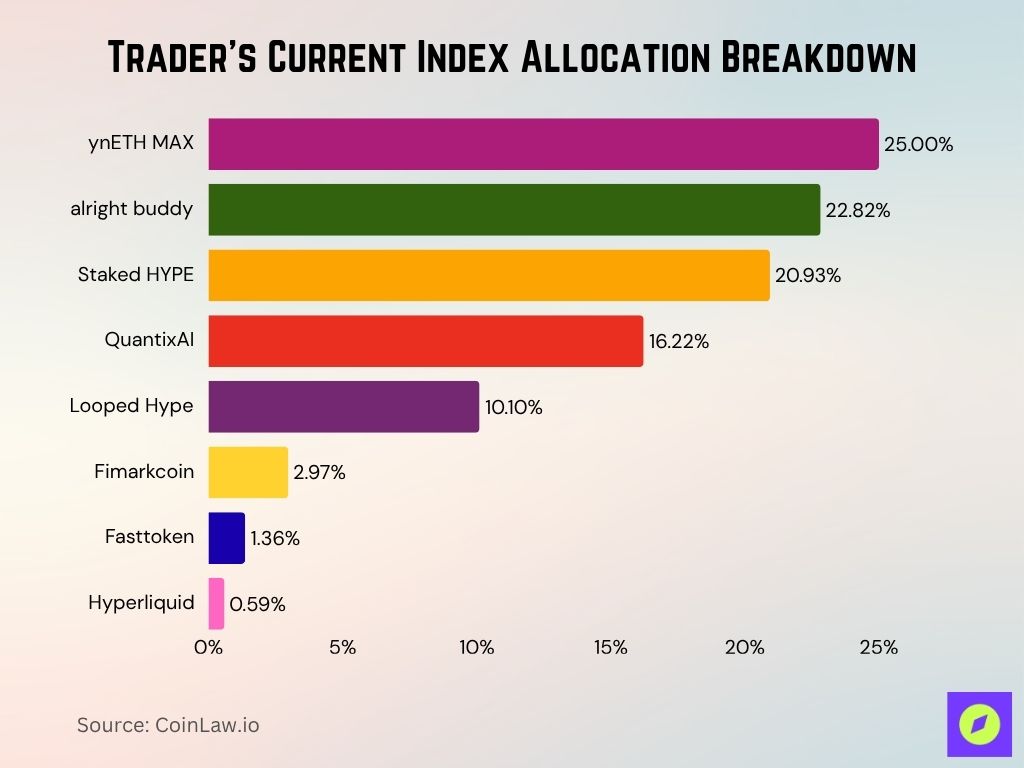 Trader’s Current Index Allocation Breakdown