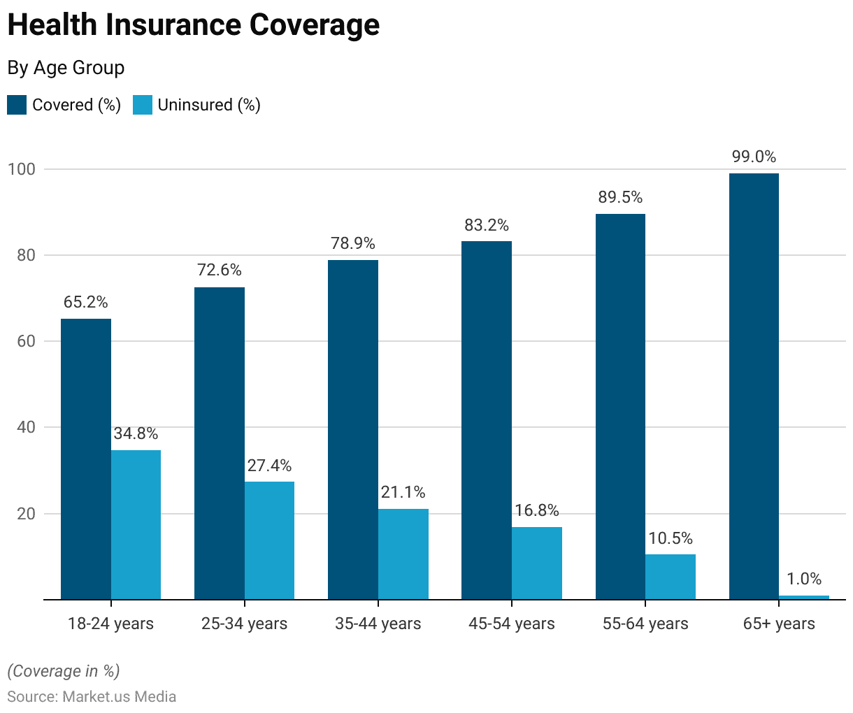 Health Insurance Coverage By Age Group