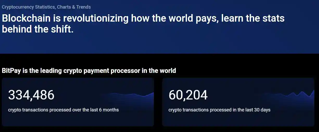 BitPay’s Crypto Processing Volume Highlights